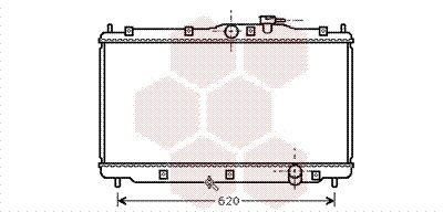 VAN WEZEL Radiaator,mootorijahutus 25002078